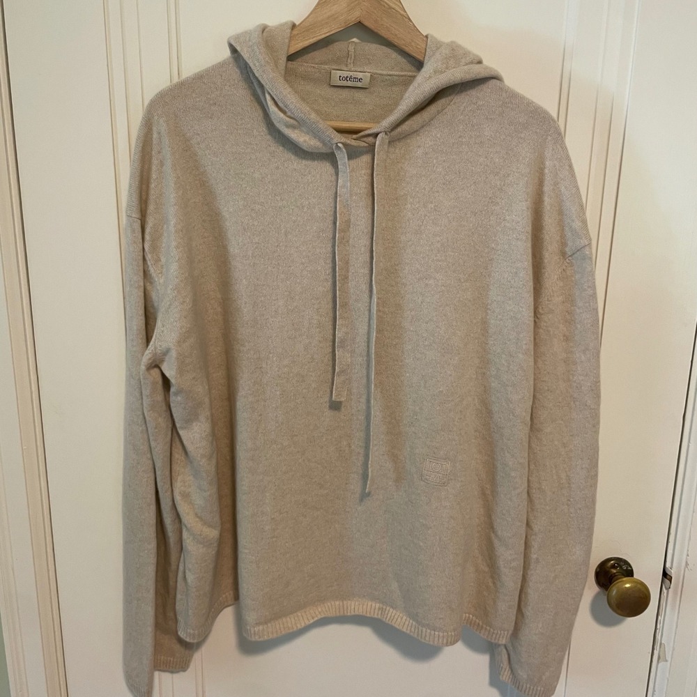 Toteme Albe Cashmere Jumper Sweater Hoodie Small